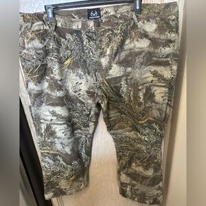Realtree Camo Cargo Pants Men's XXL‎ Camouflage Cargo Pants 5 Pocket Design